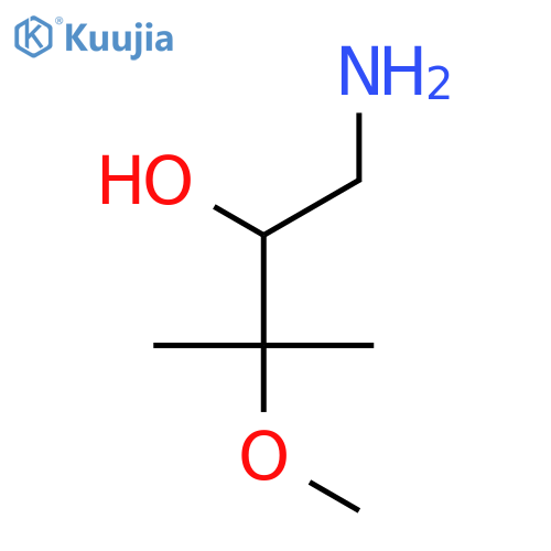 1-amino-3-methoxy-3-methylbutan-2-ol structure