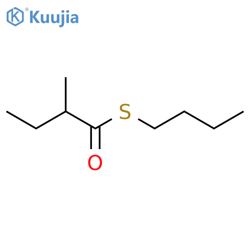 Butanethioic acid, 2-methyl-, S-butyl ester structure