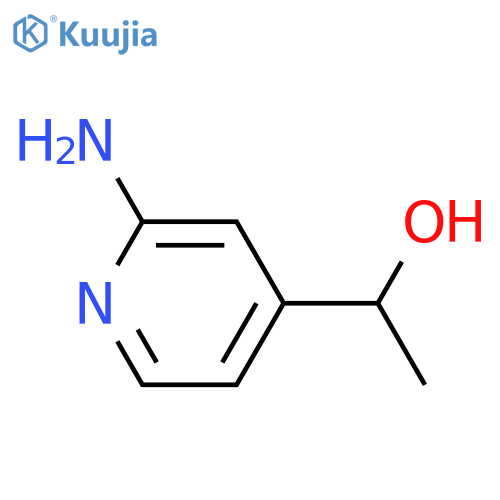 1-(2-Aminopyridin-4-yl)ethanol structure
