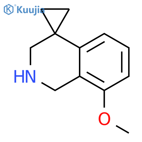 8'-Methoxy-2',3'-dihydro-1'H-spiro[cyclopropane-1,4'-isoquinoline] structure