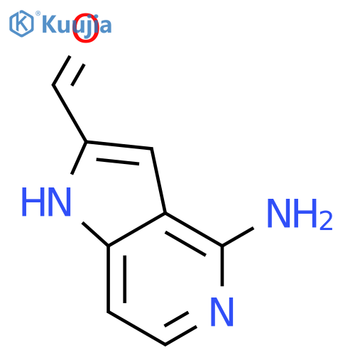 4-AMINO-1H-PYRROLO[3,2-C]PYRIDINE-2-CARBALDEHYDE structure