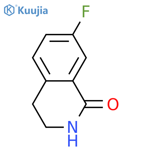7-fluoro-1,2,3,4-tetrahydroisoquinolin-1-one structure
