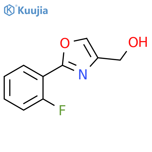 4-Oxazolemethanol,2-(2-fluorophenyl)- structure