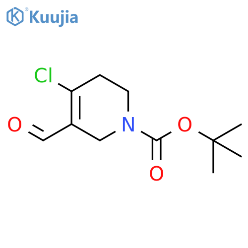 tert-Butyl 4-Chloro-5-formyl-3,6-dihydropyridine-1(2H)-carboxylate structure