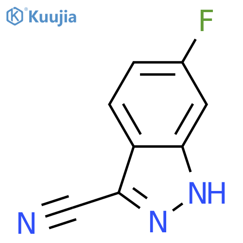 6-Fluoro-1H-indazole-3-carbonitrile structure