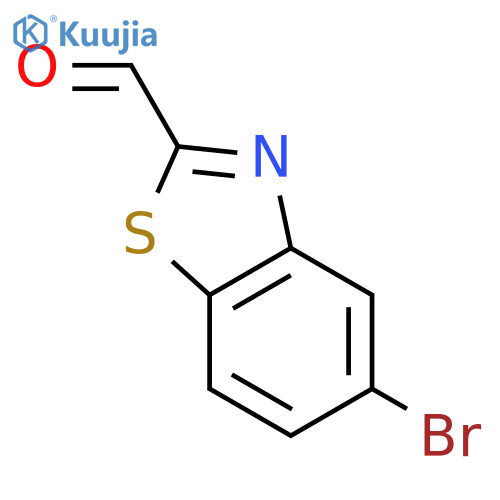 5-Bromo-benzothiazole-2-carbaldehyde structure