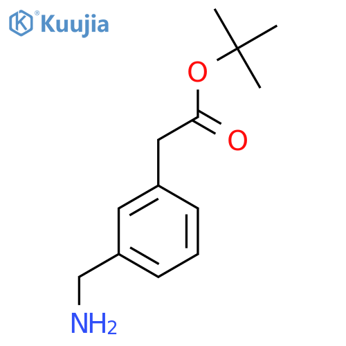 Tert-butyl 2-(3-(aminomethyl)phenyl)acetate structure
