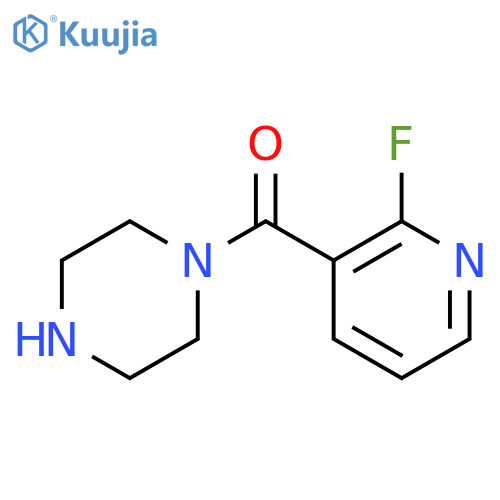 PIPERAZINE, 1-[(2-FLUORO-3-PYRIDINYL)CARBONYL]- structure