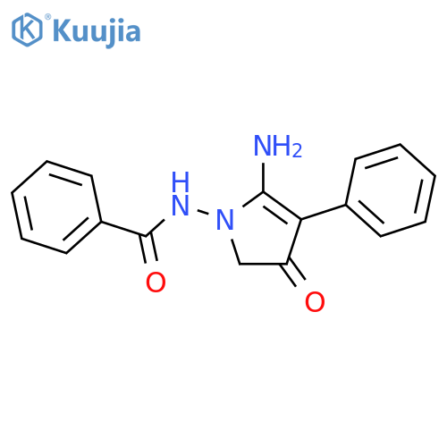n-(5-Amino-3-oxo-4-phenyl-2,3-dihydro-1h-pyrrol-1-yl)benzamide structure