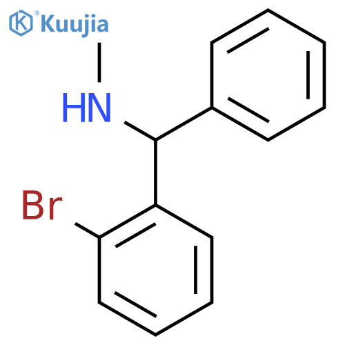 [(2-Bromophenyl)(phenyl)methyl](methyl)amine structure