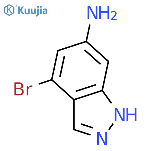 4-Bromo-1H-indazol-6-amine structure