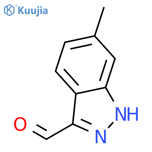 6-Methyl-1H-indazole-3-carbaldehyde structure