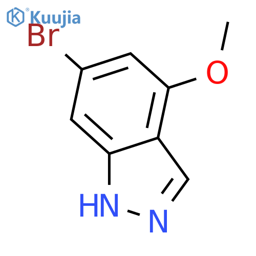6-Bromo-4-methoxy-1H-indazole structure