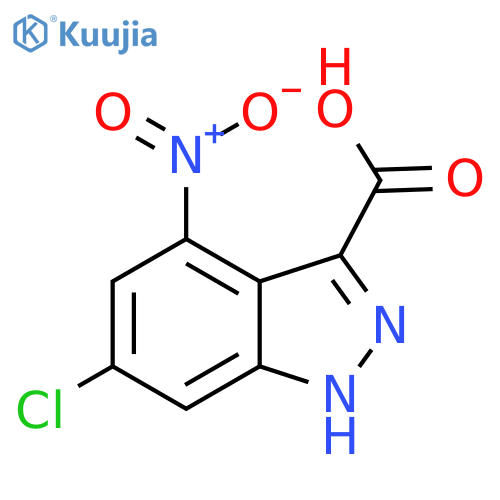 6-chloro-4-nitro-1h-indazole-3-carboxylic Acid structure