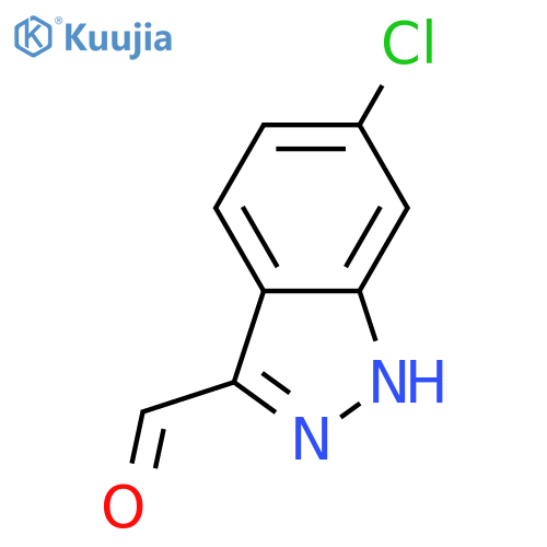 6-Chloro-1H-indazole-3-carbaldehyde structure