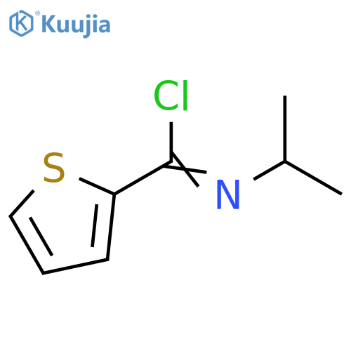 N-(propan-2-yl)thiophene-2-carbonimidoyl chloride structure