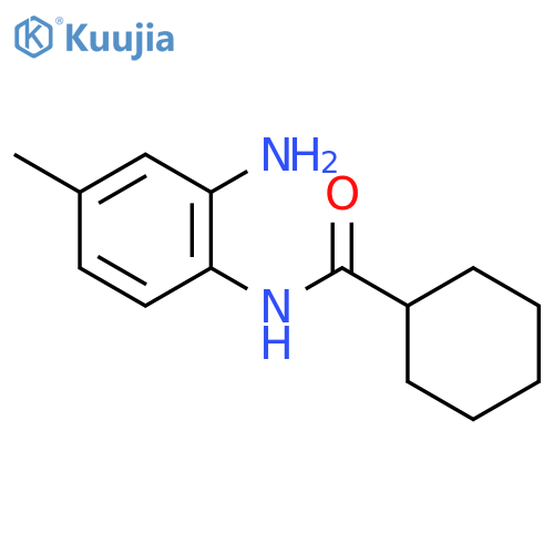 N-(2-Amino-4-methylphenyl)cyclohexanecarboxamide structure