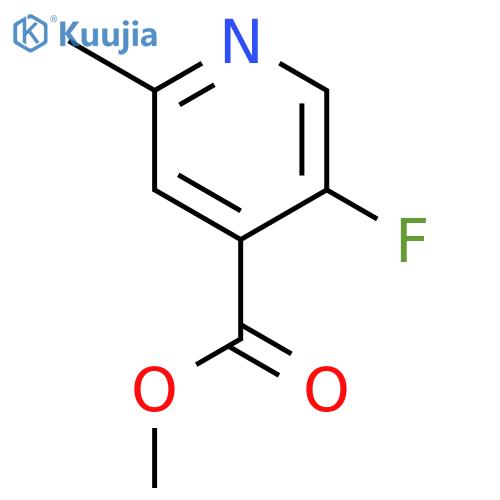 methyl 5-fluoro-2-methyl-pyridine-4-carboxylate structure