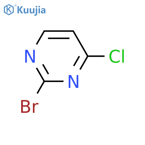 2-Bromo-4-chloropyrimidine structure
