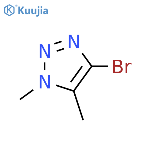 4-Bromo-1,5-dimethyl-1H-1,2,3-triazole structure