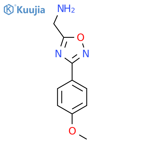 [3-(4-Methoxyphenyl)-1,2,4-oxadiazol-5-yl]methanamine structure