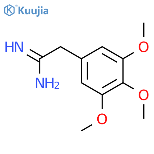 2-(3,4,5-trimethoxyphenyl)ethanimidamide structure