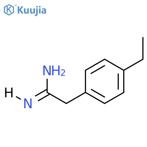 2-(4-ethylphenyl)ethanimidamide structure
