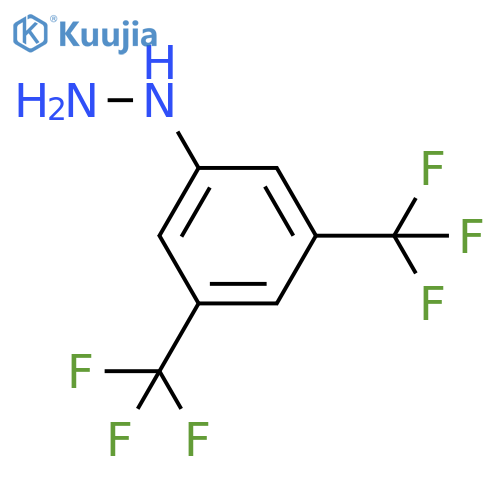 3,5-Bis(trifluoromethyl)phenylhydrazine structure
