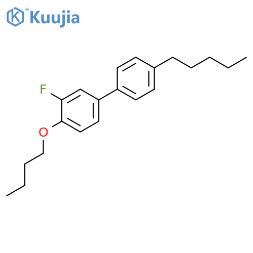 1,1'-Biphenyl, 4-butoxy-3-fluoro-4'-pentyl- structure