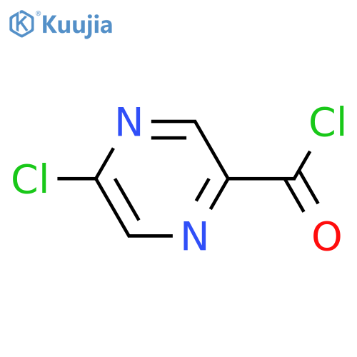 5-chloropyrazine-2-carbonyl chloride structure