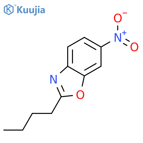 2-Butyl-6-nitro-1,3-benzoxazole structure