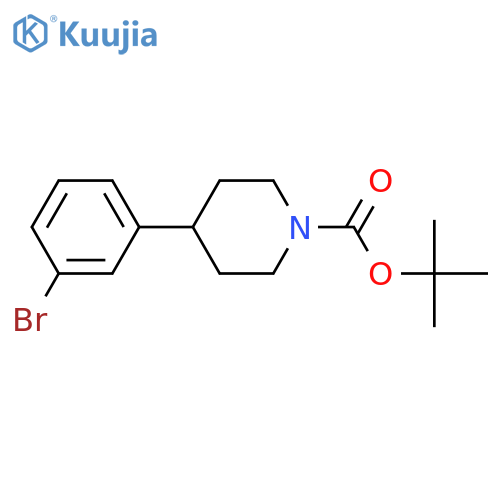 tert-butyl 4-(3-bromophenyl)piperidine-1-carboxylate structure