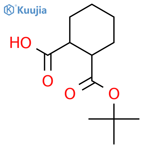 2-[(tert-butoxy)carbonyl]cyclohexane-1-carboxylic acid structure