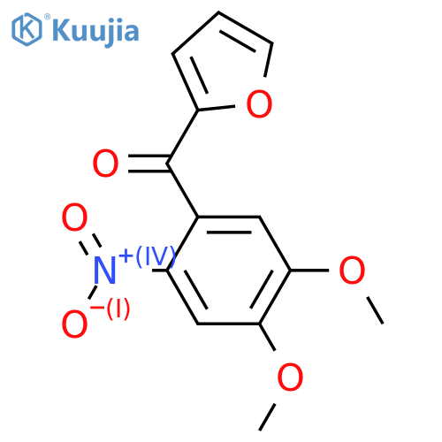 (4,5-DIMETHOXY-2-NITRO-PHENYL)-FURAN-2-YL-METHANONE structure