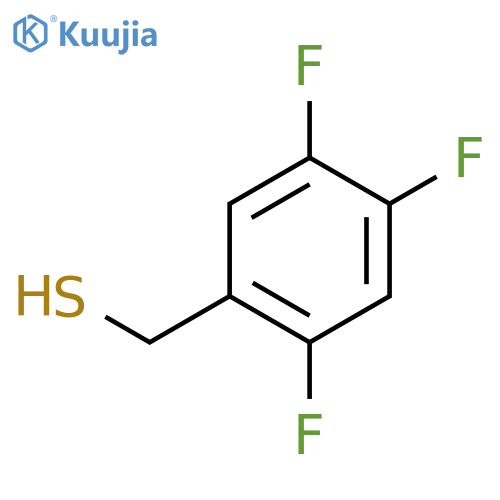 (2,4,5-trifluorophenyl)methanethiol structure