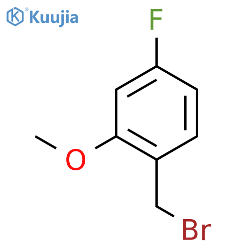 1-(Bromomethyl)-4-fluoro-2-methoxybenzene structure