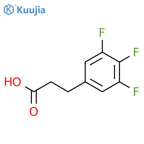 3-(3,4,5-Trifluorophenyl)propanoic acid structure