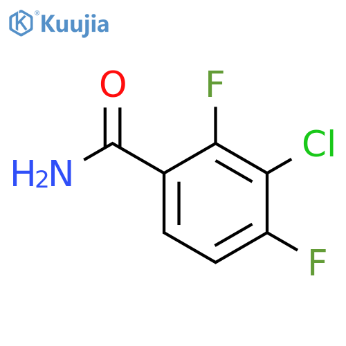 3-Chloro-2,4-difluorobenzamide structure