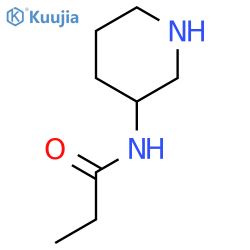 N-(piperidin-3-yl)propanamide structure