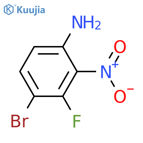 4-Bromo-3-fluoro-2-nitroaniline structure