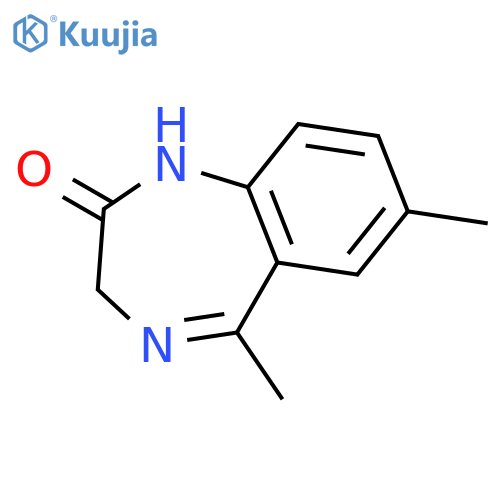2H-1,4-Benzodiazepin-2-one, 1,3-dihydro-5,7-dimethyl- structure