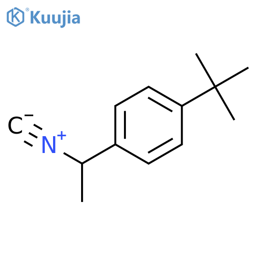 1-tert-butyl-4-(1-isocyanoethyl)benzene structure