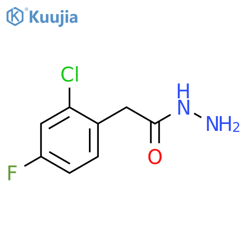 2-(2-Chloro-4-fluorophenyl)acetohydrazide structure
