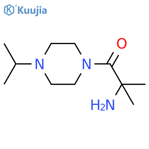 PIPERAZINE, 1-(2-AMINO-2-METHYL-1-OXOPROPYL)-4-(1-METHYLETHYL)- structure