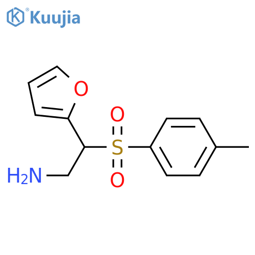2-Furanethanamine, β-[(4-methylphenyl)sulfonyl]- structure
