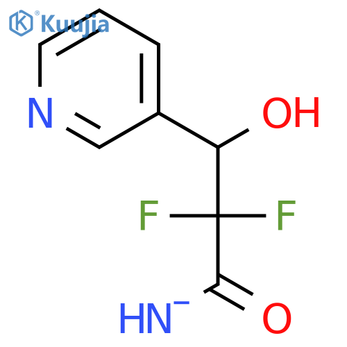 2,2-Difluoro-3-hydroxy-(3-pyridyl)propionyl Amide structure