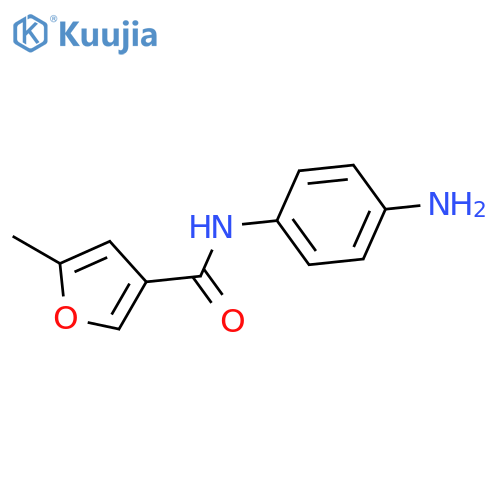 N-(4-aminophenyl)-5-methyl-3-furamide structure
