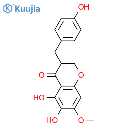 4',5,6,7-Tetrahydroxyhomoisoflavanone; (R)-form, 7-Me ether structure