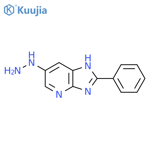 6-Hydrazino-2-phenyl-3H-imidazo[4,5-b]pyridine structure