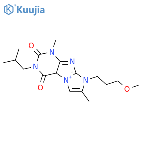 8-(3-methoxypropyl)-1,7-dimethyl-3-(2-methylpropyl)-1H,2H,3H,4H,8H-imidazo1,2-gpurine-2,4-dione structure